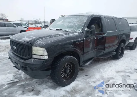 2003 Ford Excursion Limited z USA, uszkodzony, nr VIN 1FMNU43S53EB55497